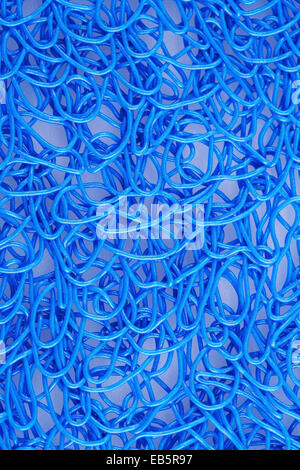 Plastic place mat texture for background, close-up image. Stock Photo
