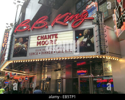 Chante Moore performs at B.B. King Blues Club and Grill  Featuring: Atmosphere Where: NYC, New York, United States When: 23 May 2014 Stock Photo