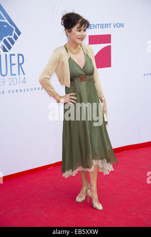 Bayerischer Fernsehpreis 2014 Arrivals and Winner at the Prinzregenten Theater on May 23.2014  Featuring: Anja Kruse Where: Munich, Germany When: 23 May 2014 Stock Photo