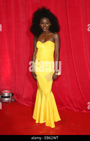 The British Soap Awards 2014 held at Hackney Empire - Arrivals  Featuring: Modupe Adeyeye Where: London, United Kingdom When: 24 May 2014 Stock Photo