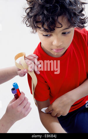 BLOOD SPECIMEN, CHILD Stock Photo