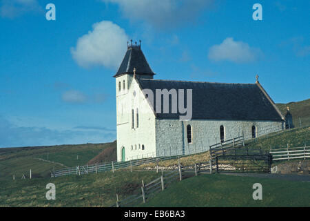 Free Church Uig Isle of Skye Scotland circa 1970s Stock Photo