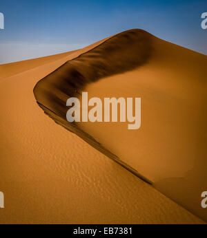 SAHARA DESERT ERG ZHAR MOROCCO AFRICA DUNES Stock Photo