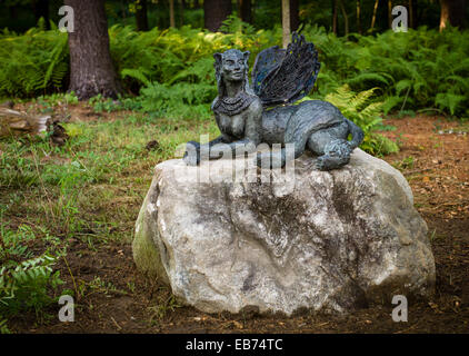 SCULPTURE COUNTRYSIDE  REDDING CONNECTICUT Stock Photo