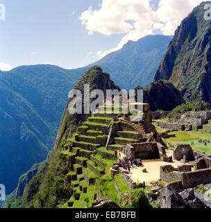 Peru, Machu Pichu, Detail of the Fortress
