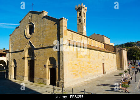 Cattedrale di San Romolo, cathedral, Piazza Mino, Fiesole, near Florence, Tuscany, Italy Stock Photo