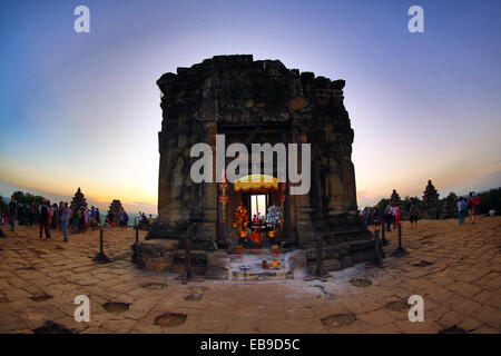 Phnom Bakheng Hindu Temple Mountain, Siem Reap, Cambodia Stock Photo