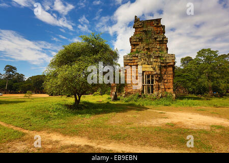 Prasat Suor Prat in Angkor Thom, Siem Reap, Cambodia Stock Photo