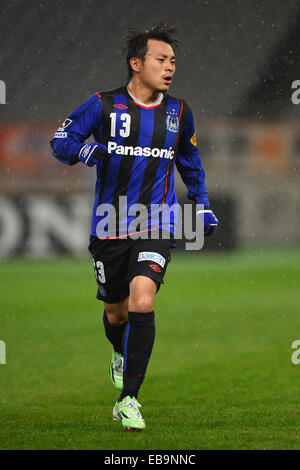 Tokyo, Japan. 26th Nov, 2014. Hiroyuki Abe (Gamba) Football/Soccer : 94th Emperor's Cup Semifinal match between Gamba Osaka 5-2 Shimizu S-Pulse at Ajinomoto Stadium in Tokyo, Japan . © AFLO/Alamy Live News Stock Photo