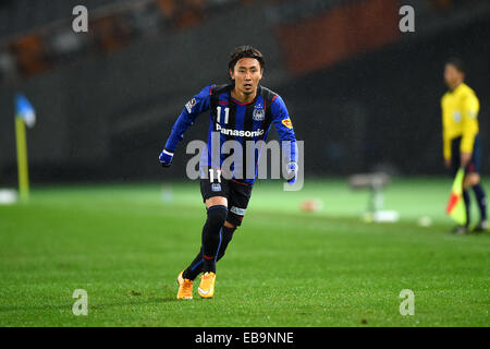 Tokyo, Japan. 26th Nov, 2014. Shu Kurata (Gamba) Football/Soccer : 94th Emperor's Cup Semifinal match between Gamba Osaka 5-2 Shimizu S-Pulse at Ajinomoto Stadium in Tokyo, Japan . © AFLO/Alamy Live News Stock Photo