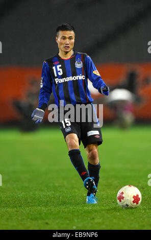 Tokyo, Japan. 26th Nov, 2014. Yasuyuki Konno (Gamba) Football/Soccer : 94th Emperor's Cup Semifinal match between Gamba Osaka 5-2 Shimizu S-Pulse at Ajinomoto Stadium in Tokyo, Japan . © AFLO/Alamy Live News Stock Photo