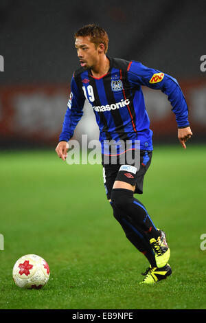 Tokyo, Japan. 26th Nov, 2014. Kotaro Omori (Gamba) Football/Soccer : 94th Emperor's Cup Semifinal match between Gamba Osaka 5-2 Shimizu S-Pulse at Ajinomoto Stadium in Tokyo, Japan . © AFLO/Alamy Live News Stock Photo