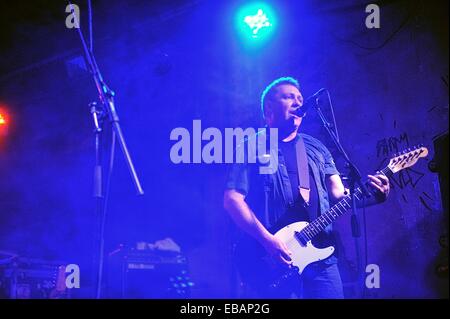 Glasgow, Scotland, UK. 27th November, 2014. Former members of That Petrol Emotion reformed as The Everlasting Yeah, performing only gig in Glasgow. Pictured: Reamann O’Gormain Credit:  Tony Clerkson/Alamy Live News Stock Photo