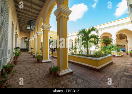 TRINIDAD, CUBA - MAY 8, 2014: Old town of Trinidad, Cuba. Trinidad is a historical town listed by UNESCO as World Heritage, it i Stock Photo