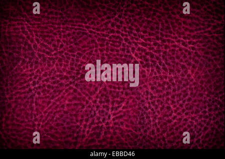 Maroon grunge leather sheet texture Stock Photo