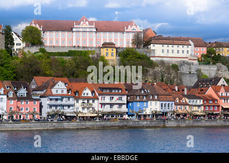 Neues Schloss, New Castle, Meersburg, Lake Constance, Baden-Wuerttemberg, Germany, Europe Stock Photo