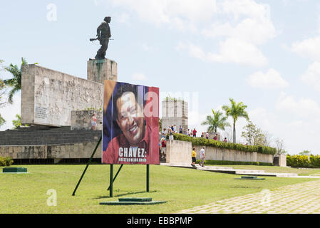 SANTA CLARA, CUBA, MAY 9, 2014. Tourists visit monument and mausoleum of Ernesto Che Guevara in Santa Clara, Cuba, on May 9, 201 Stock Photo