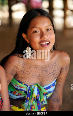 teenager of Embera native community | Stock Photo