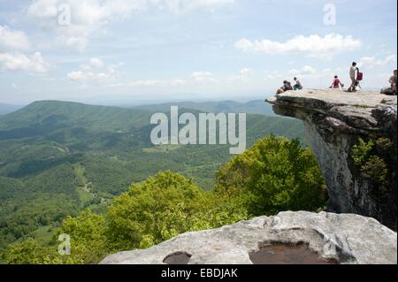 Appalachian Trail McAfee Knob near Roanoke Virginia USA Stock Photo - Alamy