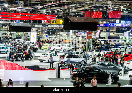 Nonthaburi, Thailand. 28th November, 2014.   Crowd were onlookers Automobile on display at Thailand International Motor Expo 2014 on November 28, 2014 in Nonthaburi, Thailand. Credit:  Chatchai Somwat/Alamy Live News Stock Photo