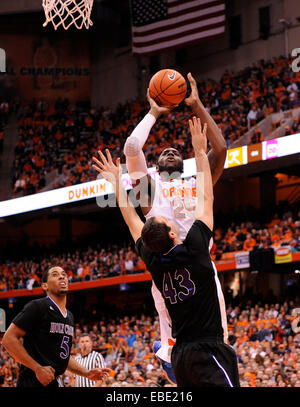 Syracuse, NY, USA. 28th Nov, 2014. Nov 28, 2014: Holy Cross at Syracuse at the Carrier Dome in Syracuse, NY. © csm/Alamy Live News Stock Photo