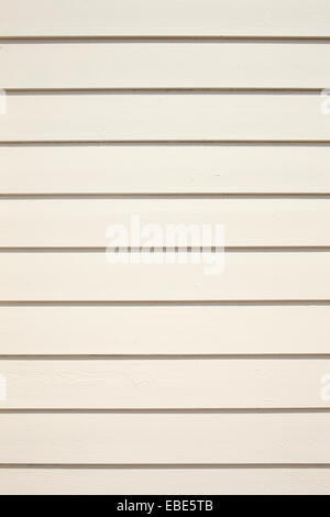 Close-up of white, painted wooden wall, Germany Stock Photo