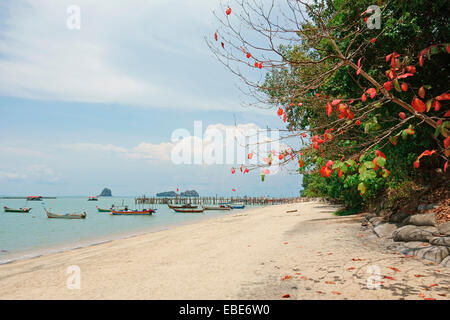 Pantai Pasir Hitam (Black Sand Beach), Pulau Langkawi, Langkawi Island Archipelago, Malaysia Stock Photo