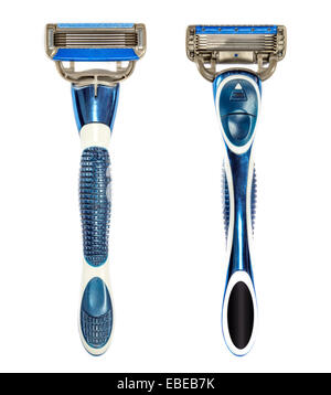 Razors isolated on white Stock Photo