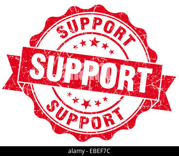 Support Grunge Stamp Stock Photo