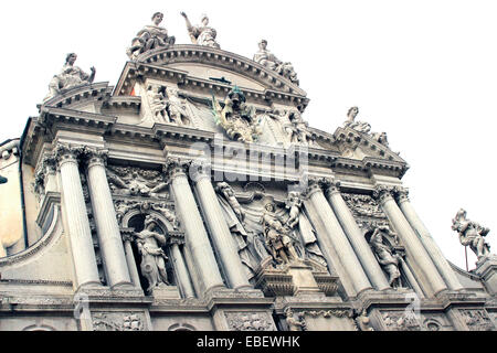 Venice Sestiere San Marco detail Santa Maria del Giglio church Stock Photo