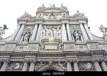 Venice Sestiere San Marco detail Santa Maria del Giglio church Stock Photo