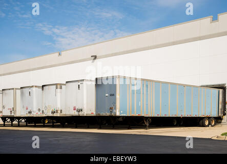 Warehouse and loading docks logistics Stock Photo