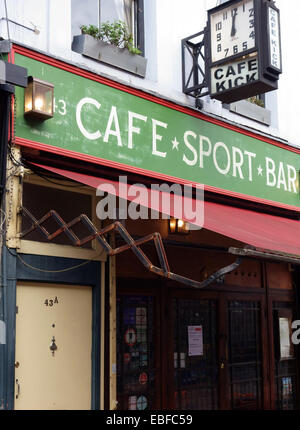Cafe Kick table football cafe and bar, Clerkenwell, London Stock Photo
