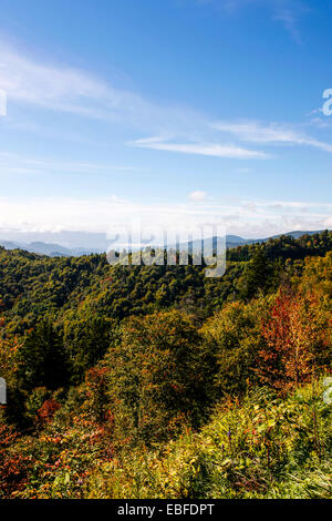 The Great Smoky Mountains National Park in Tennessee and N. Carolina Stock Photo