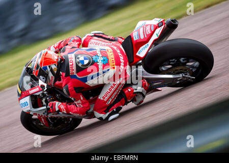 British Superbike rider John Laverty, Buildbase BMW Motorrad Team Stock Photo