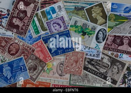 Old postage stamps Stock Photo