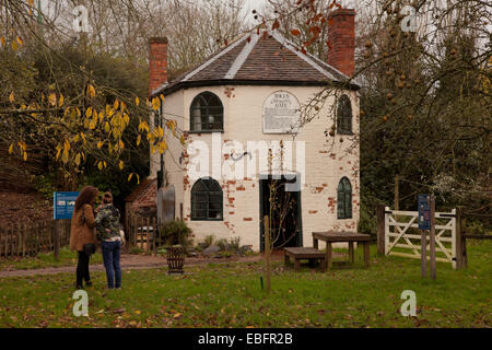 Eighteenth century toll house in a museum setting. Avoncroft Museum of Buildings, Worcs UK Stock Photo