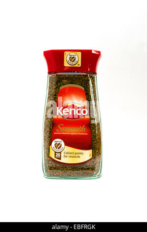 Glass jar of Kenco coffee Stock Photo