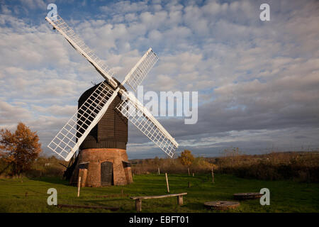 Windmill in Avoncroft museum, Bromsgrove Worcestershire UK Stock Photo