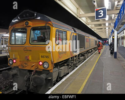 Clapham Junction Railway station at Night,London Overground Stock Photo