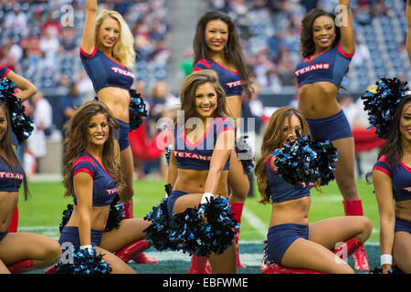 Houston, Texas, USA. 30th Nov, 2014. The Houston Texans Cheerleaders perform prior to an NFL game between the Houston Texans and the Tennessee Titans at NRG Stadium in Houston, TX on November 30th, 2014. Credit:  Trask Smith/ZUMA Wire/Alamy Live News Stock Photo