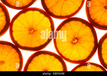 orange slices texture Stock Photo