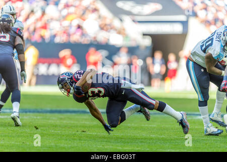 Houston, Texas, USA. 30th Nov, 2014. during the NFL regular season football game between the Tennessee Titans and the Houston Texans at NRG Stadium in Houston, TX. Credit:  csm/Alamy Live News Stock Photo