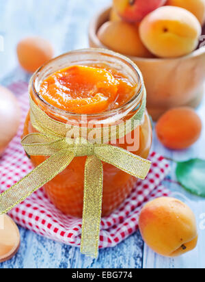 Download Peach Jam In Open Glass Jar With Two Peaches On White Background Stock Photo Alamy PSD Mockup Templates