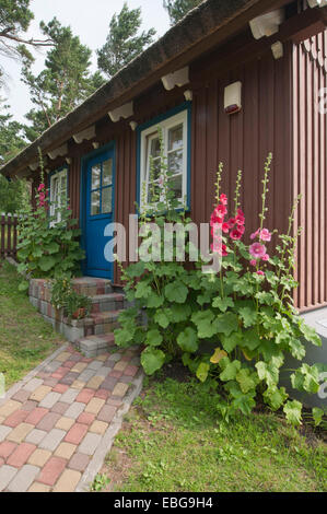 Garden shed at Thomas Mann House, Nida, Curonian Spit, Klaipėda County, Lithuania Stock Photo