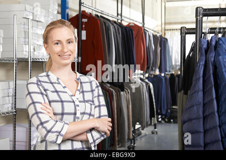 Businesswoman Running On Line Fashion Business Stock Photo