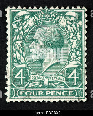 British postage stamp Stock Photo