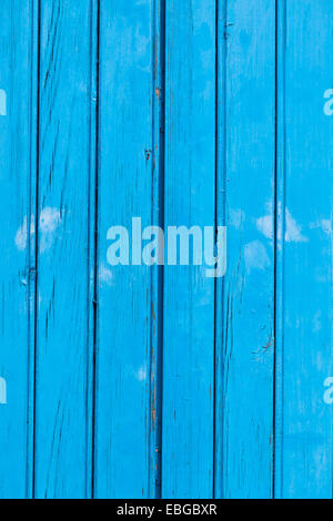 Blue wooden planks surface background. Vertical shot Stock Photo