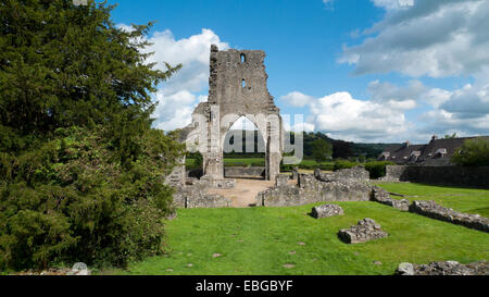 Talley Abbey in landscape and summer sunshine n Carmarthenshire Wales, UK   KATHY DEWITT Stock Photo