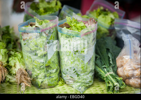 Freshly harvested vegetables for sale Stock Photo